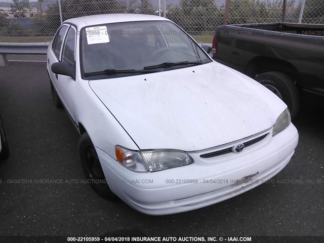 1NXBR12E0XZ213266 - 1999 TOYOTA COROLLA VE/CE/LE WHITE photo 1