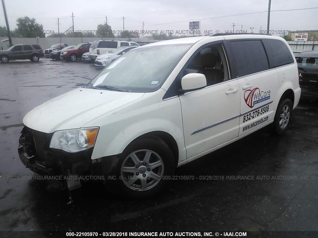 2C4RC1BG9CR305361 - 2012 CHRYSLER TOWN & COUNTRY TOURING WHITE photo 2