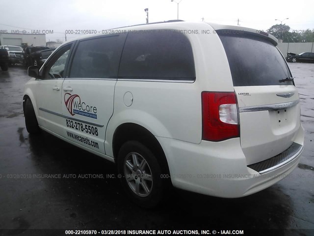 2C4RC1BG9CR305361 - 2012 CHRYSLER TOWN & COUNTRY TOURING WHITE photo 3