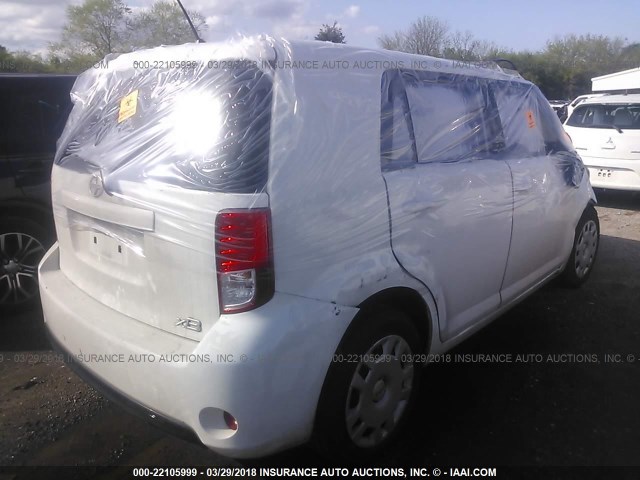 JTLZE4FEXFJ076335 - 2015 TOYOTA SCION XB თეთრი ფოტო 4
