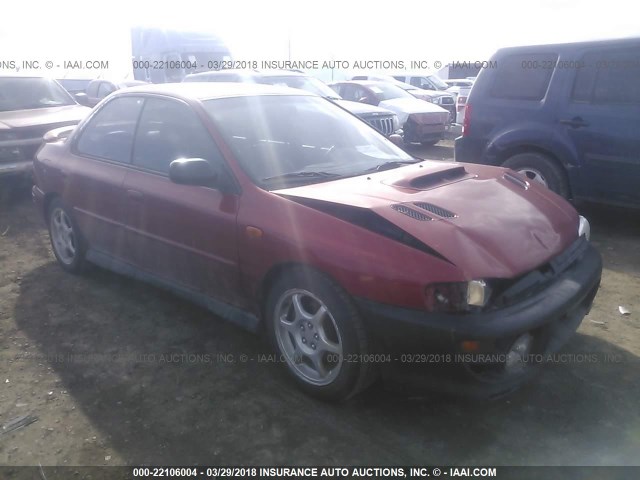 JF1GC6754YG500018 - 2000 SUBARU IMPREZA RS RED photo 1