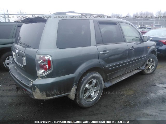 5FNYF28497B035720 - 2007 HONDA PILOT EX GRAY photo 4