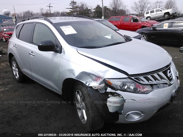 JN8AZ18W79W148878 - 2009 NISSAN MURANO S/SL/LE SILVER photo 1