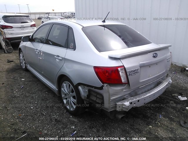 JF1GE756X8H514317 - 2008 SUBARU IMPREZA WRX PREMIUM SILVER photo 3