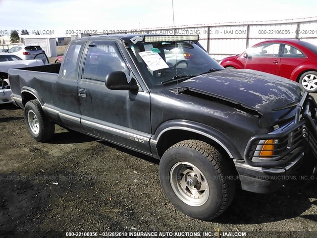 1GCDT19W9T8138812 - 1996 CHEVROLET S TRUCK S10 BLACK photo 1