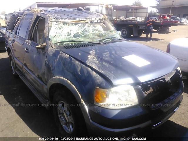 1FMPU17L84LA09179 - 2004 FORD EXPEDITION EDDIE BAUER BLUE photo 6