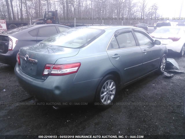 4T1BF3EK5AU567541 - 2010 TOYOTA CAMRY SE/LE/XLE GREEN photo 4