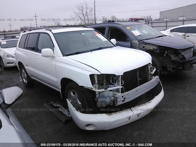 JTEDP21A270139858 - 2007 TOYOTA HIGHLANDER SPORT/LIMITED WHITE photo 1