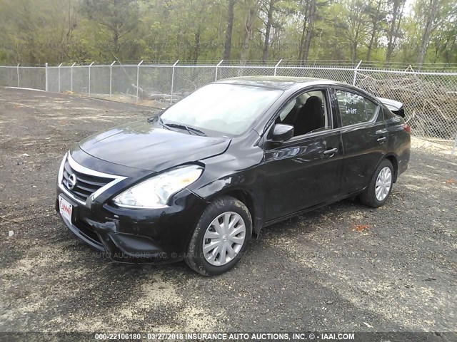 3N1CN7AP2HL821749 - 2017 NISSAN VERSA S/S PLUS/SV/SL BLACK photo 2