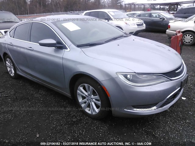 1C3CCCAB7GN170556 - 2016 CHRYSLER 200 LIMITED SILVER photo 1