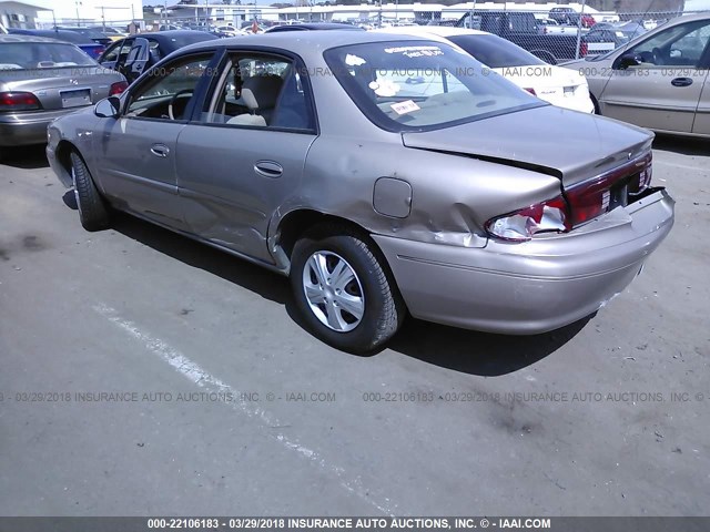 2G4WS52J431149636 - 2003 BUICK CENTURY CUSTOM Pewter photo 3