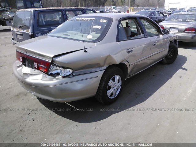 2G4WS52J431149636 - 2003 BUICK CENTURY CUSTOM Pewter photo 4