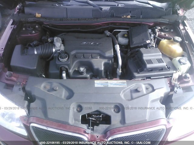 2CKDL63F776098806 - 2007 PONTIAC TORRENT RED photo 10