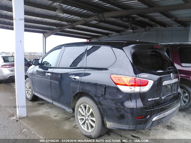 5N1AR2MM4DC610857 - 2013 NISSAN PATHFINDER S/SV/SL/PLATINUM 黑色 照片 3