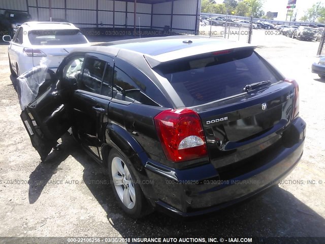 1B3CB3HA6BD172875 - 2011 DODGE CALIBER MAINSTREET BLACK photo 3