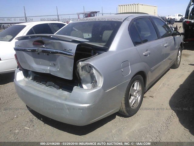 1G1ZT54824F128196 - 2004 CHEVROLET MALIBU LS 银色 照片 4