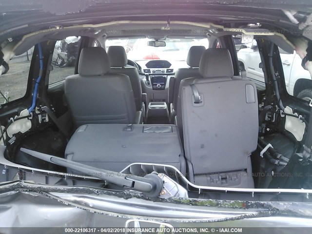 5FNRL5H64FB058286 - 2015 HONDA ODYSSEY EXL GRAY photo 8