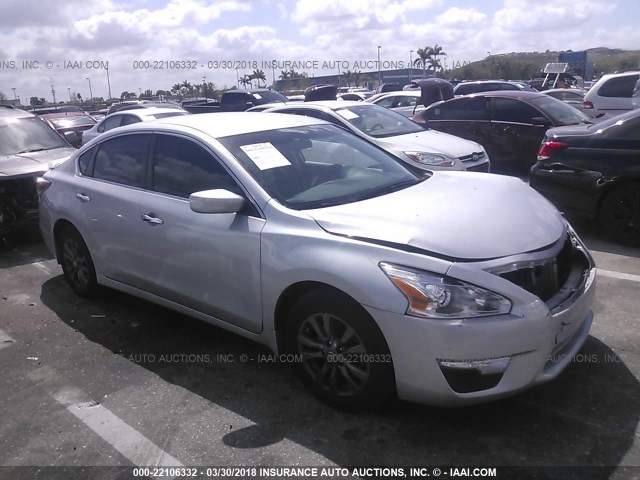 1N4AL3AP8FC491794 - 2015 NISSAN ALTIMA 2.5/S/SV/SL SILVER photo 1