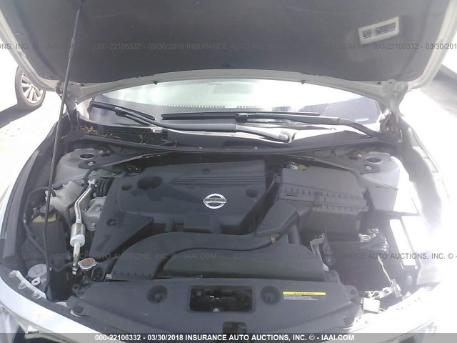 1N4AL3AP8FC491794 - 2015 NISSAN ALTIMA 2.5/S/SV/SL SILVER photo 10