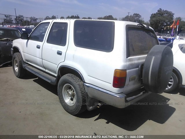 JT3VN39W9M8031338 - 1991 TOYOTA 4RUNNER VN39 SR5 白色 照片 3