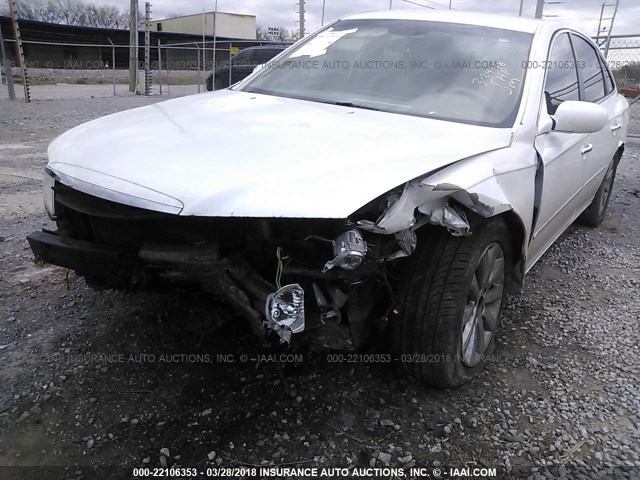 KMHFC46D99A349714 - 2009 HYUNDAI AZERA GLS WHITE photo 6