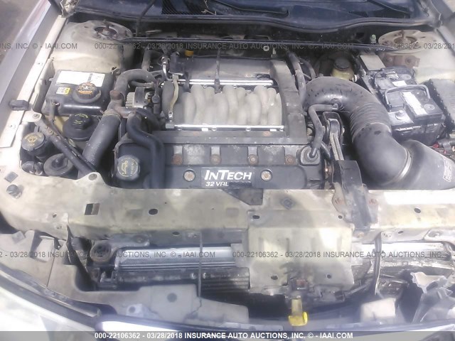 1LNHM97V21Y635264 - 2001 LINCOLN CONTINENTAL  Złoty zdjęcie 10