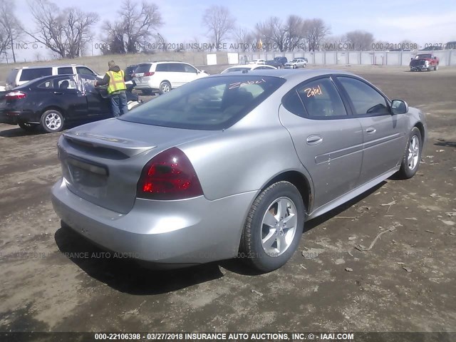 2G2WP552781125675 - 2008 PONTIAC GRAND PRIX SILVER photo 4