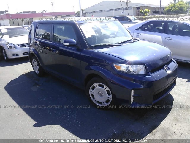 JTLZE4FE6DJ045208 - 2013 TOYOTA SCION XB BLUE photo 1