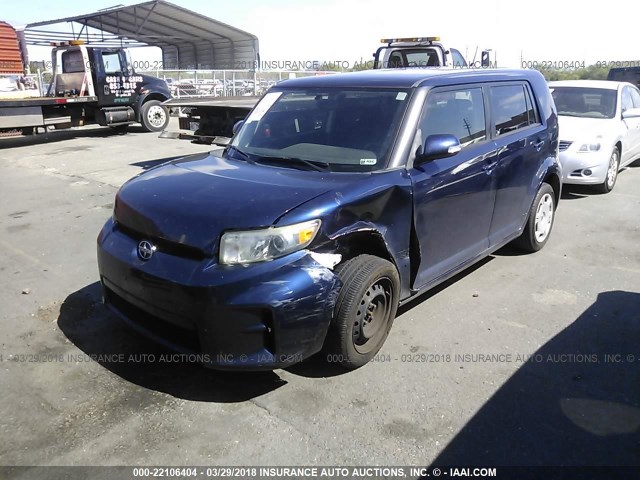 JTLZE4FE6DJ045208 - 2013 TOYOTA SCION XB BLUE photo 2