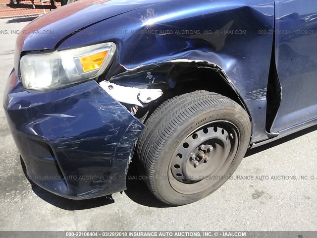 JTLZE4FE6DJ045208 - 2013 TOYOTA SCION XB BLUE photo 6