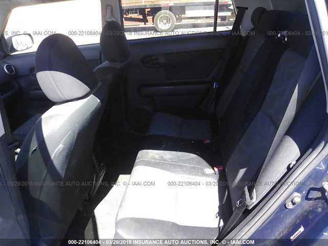 JTLZE4FE6DJ045208 - 2013 TOYOTA SCION XB BLUE photo 8