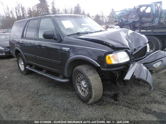 1FMRU16W02LA11364 - 2002 FORD EXPEDITION XLT BLACK photo 1