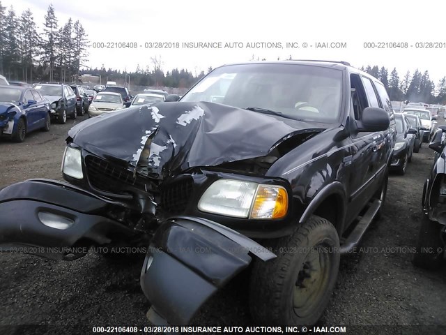 1FMRU16W02LA11364 - 2002 FORD EXPEDITION XLT BLACK photo 2