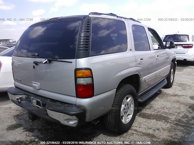 1GNEC13Z76R127725 - 2006 CHEVROLET TAHOE C1500 BROWN photo 4