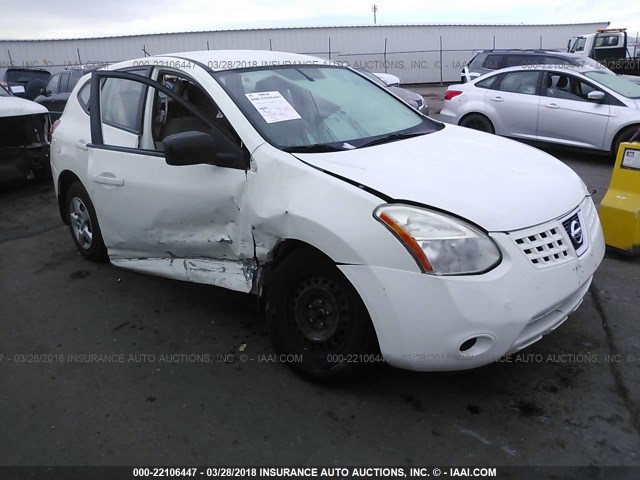 JN8AS58V98W107721 - 2008 NISSAN ROGUE S/SL WHITE photo 1