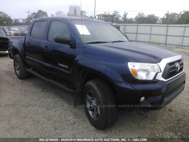 3TMJU4GN4DM139228 - 2013 TOYOTA TACOMA DOUBLE CAB PRERUNNER BLUE photo 1