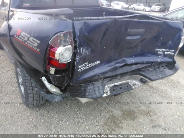 3TMJU4GN4DM139228 - 2013 TOYOTA TACOMA DOUBLE CAB PRERUNNER BLUE photo 6