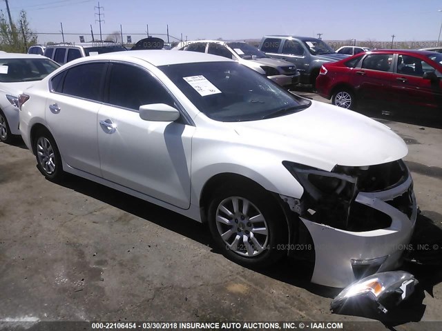 1N4AL3APXDC297376 - 2013 NISSAN ALTIMA 2.5/S/SV/SL WHITE photo 1