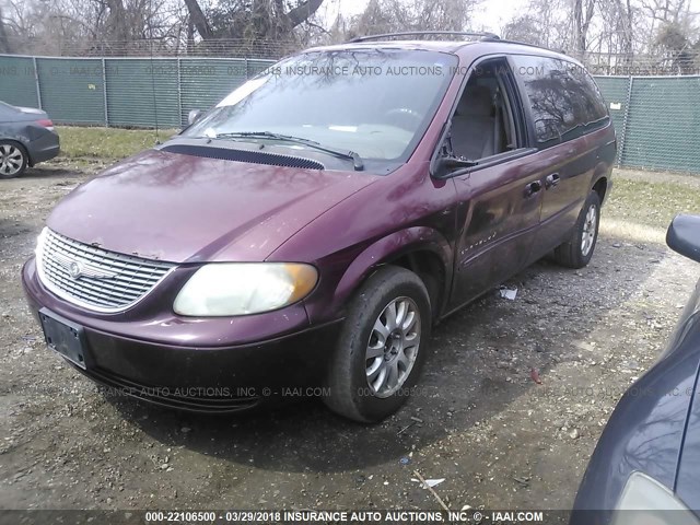 2C4GP44301R267541 - 2001 CHRYSLER TOWN & COUNTRY LX MAROON photo 6
