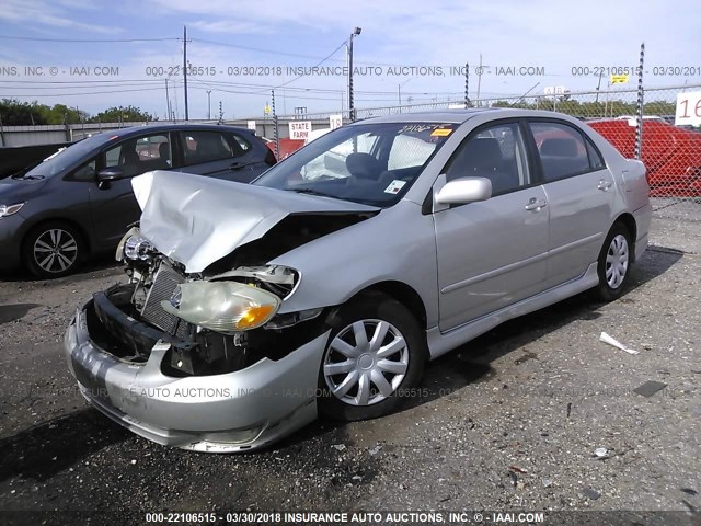 2T1BR32E64C244918 - 2004 TOYOTA COROLLA CE/LE/S SILVER photo 2