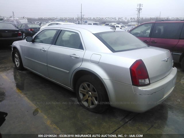 2C3LA53G86H186380 - 2006 CHRYSLER 300 TOURING SILVER photo 3