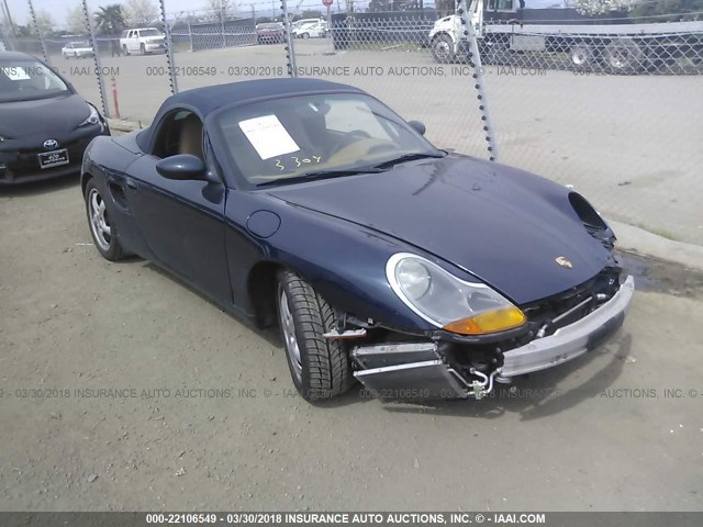 WP0CA2985XU625270 - 1999 PORSCHE BOXSTER Dark Blue photo 1