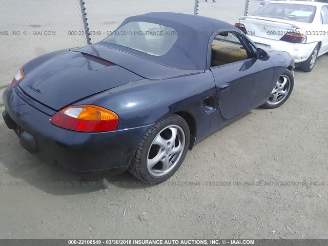 WP0CA2985XU625270 - 1999 PORSCHE BOXSTER Dark Blue photo 4