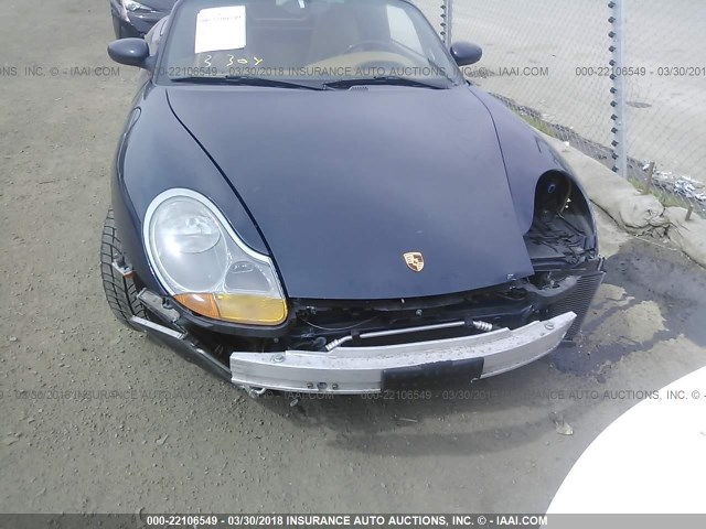 WP0CA2985XU625270 - 1999 PORSCHE BOXSTER Dark Blue photo 6