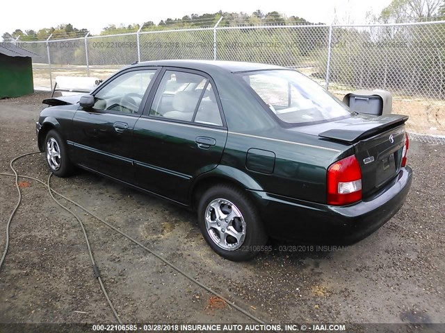 JM1BJ2228Y0270105 - 2000 MAZDA PROTEGE DX/LX GREEN photo 3