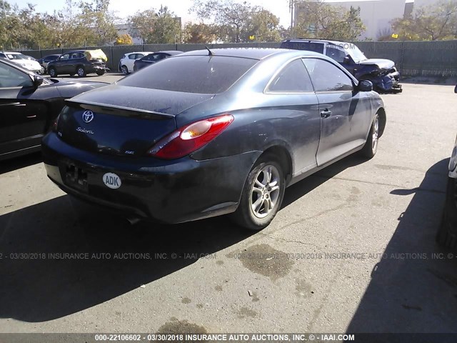 4T1CE38P34U880784 - 2004 TOYOTA CAMRY SOLARA SE/SLE ლურჯი ფოტო 4