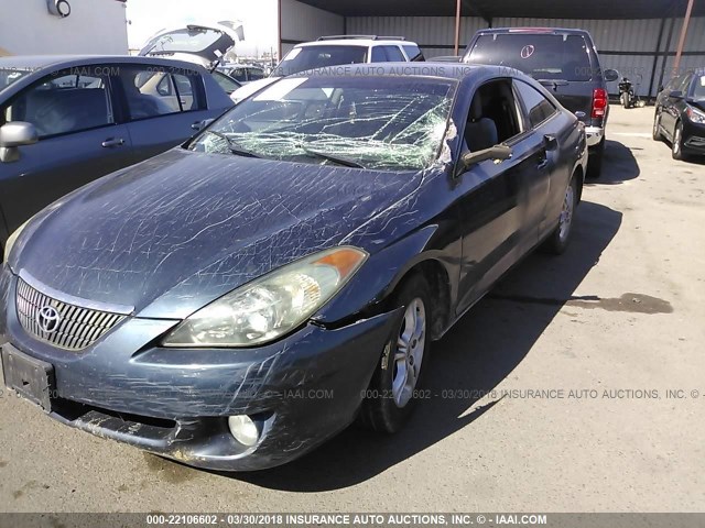 4T1CE38P34U880784 - 2004 TOYOTA CAMRY SOLARA SE/SLE ლურჯი ფოტო 6