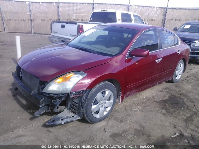 1N4AL21E87C129376 - 2007 NISSAN ALTIMA 2.5/2.5S RED photo 2