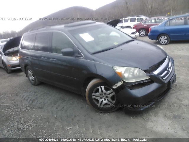 5FNRL38765B122999 - 2005 HONDA ODYSSEY EXL მწვანე ფოტო 1