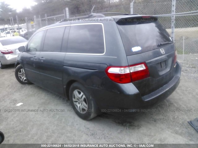 5FNRL38765B122999 - 2005 HONDA ODYSSEY EXL მწვანე ფოტო 3